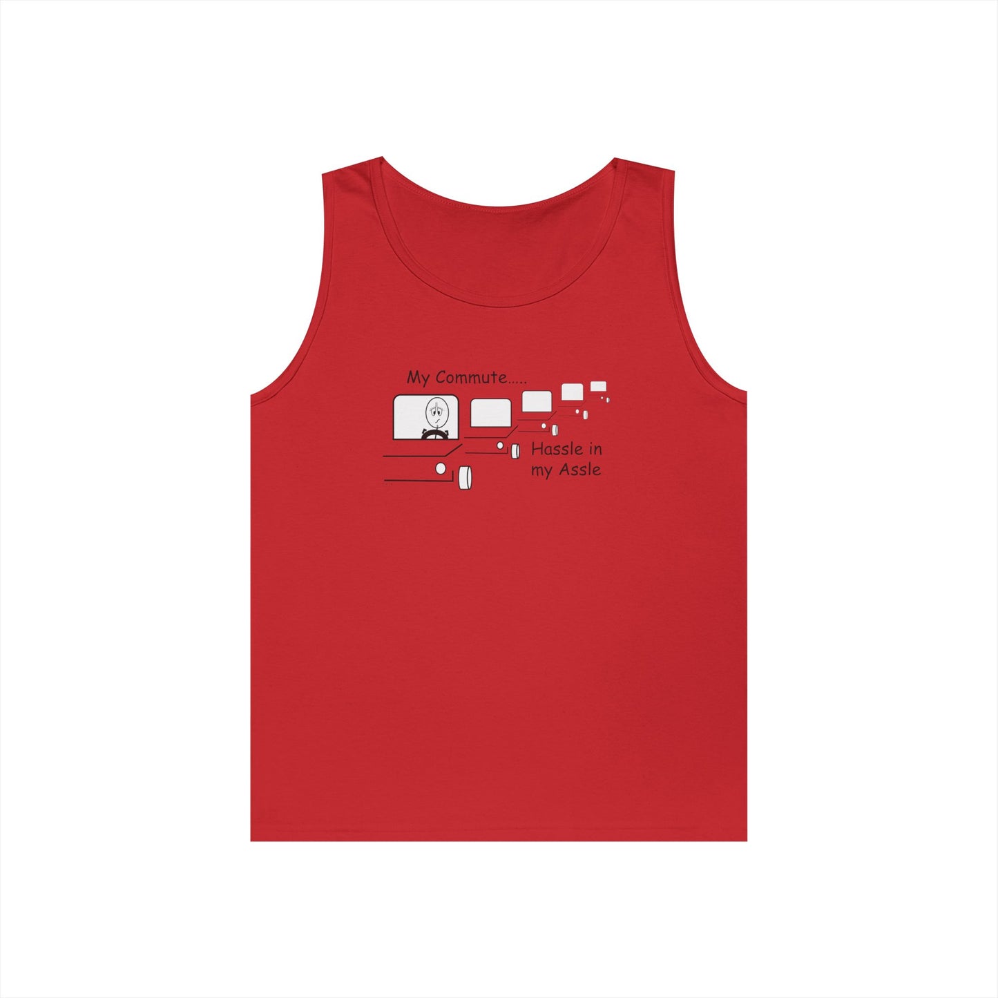 My Commute - Hassle in my Assle - Unisex Tank Top