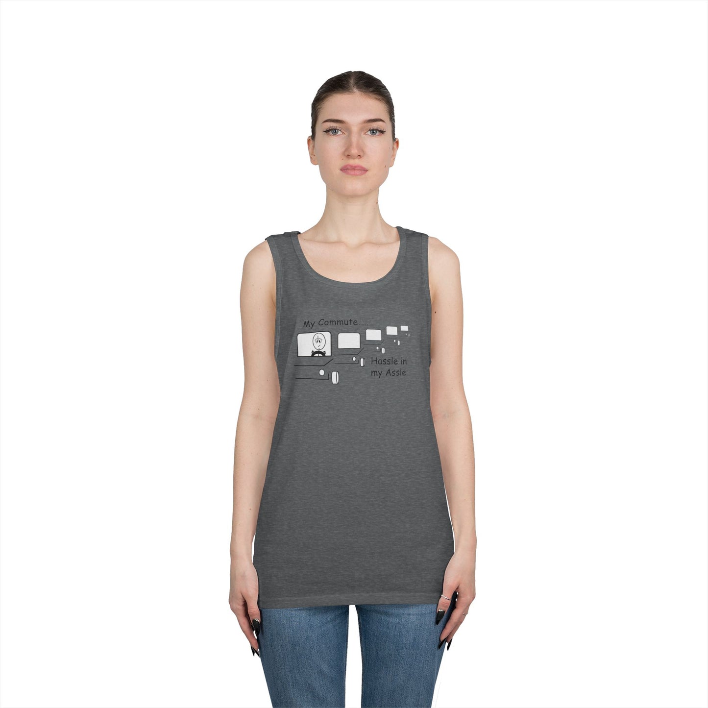 My Commute - Hassle in my Assle - Unisex Tank Top