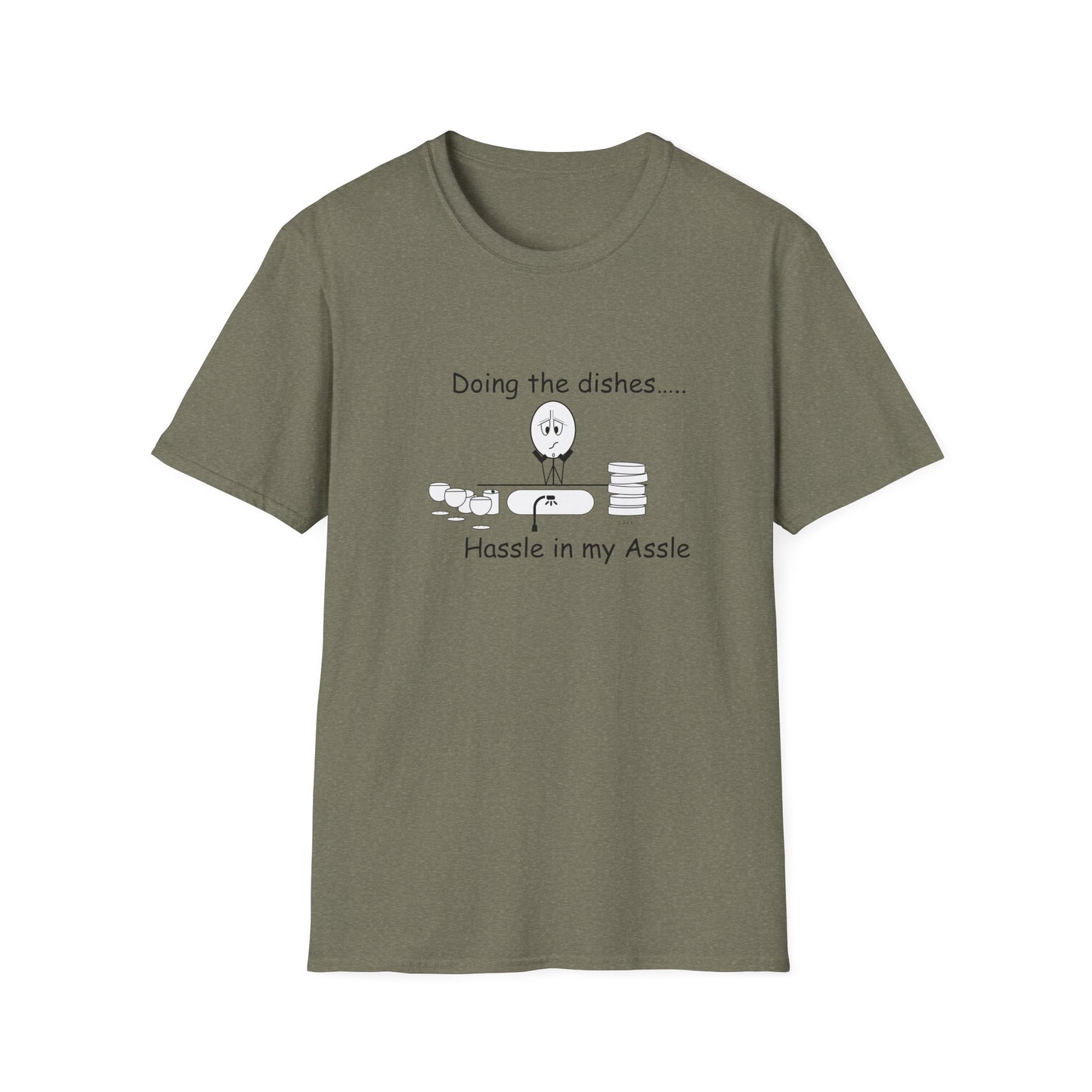 Doing the Dishes - T-Shirt for Everyday Wear
