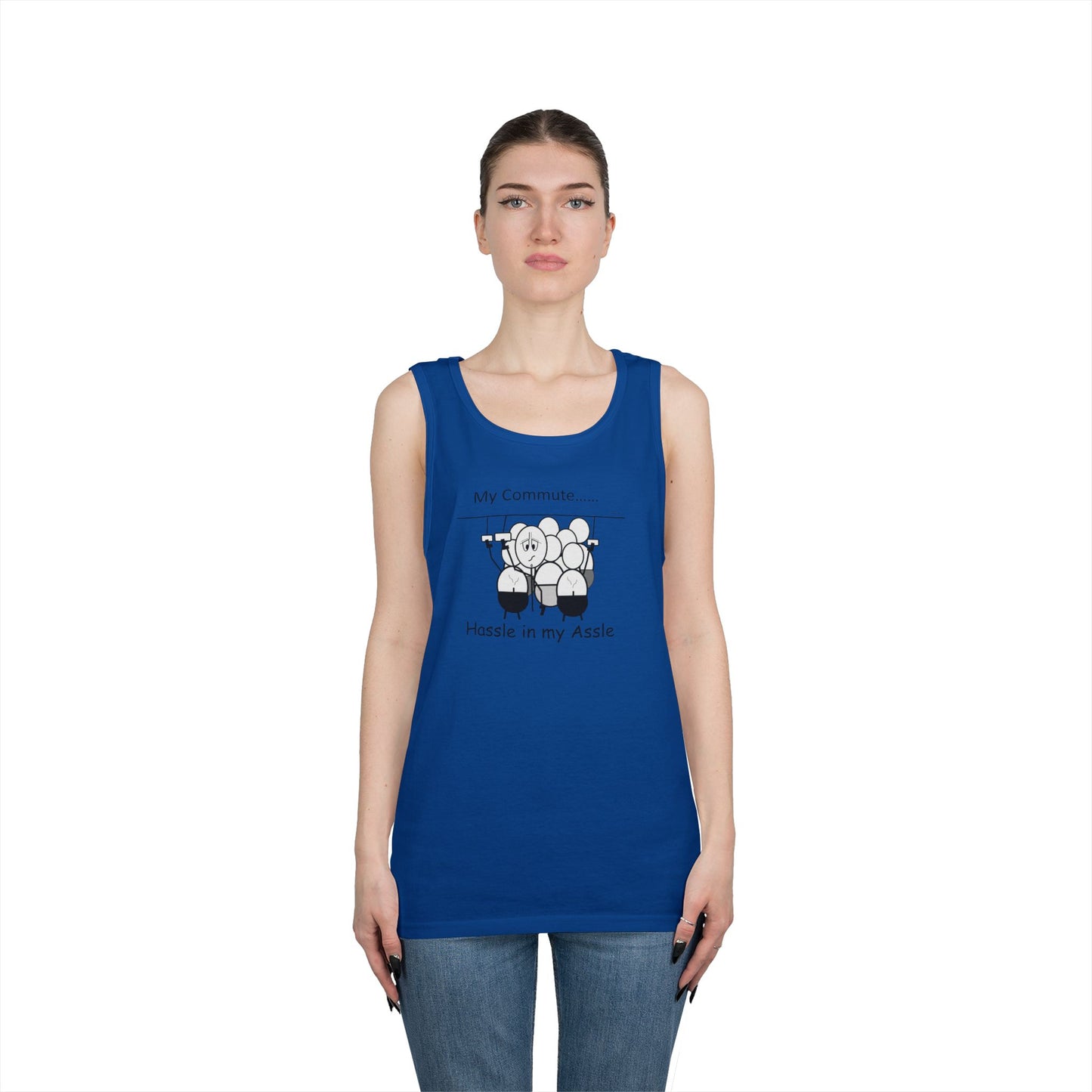 Commuting 2 - Hassle in my Assle - Unisex Tank Top