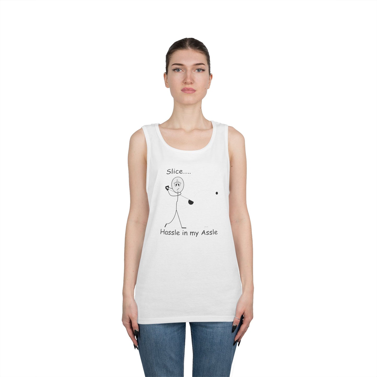 Slice - Hassle in my Assle - Unisex Tank Top
