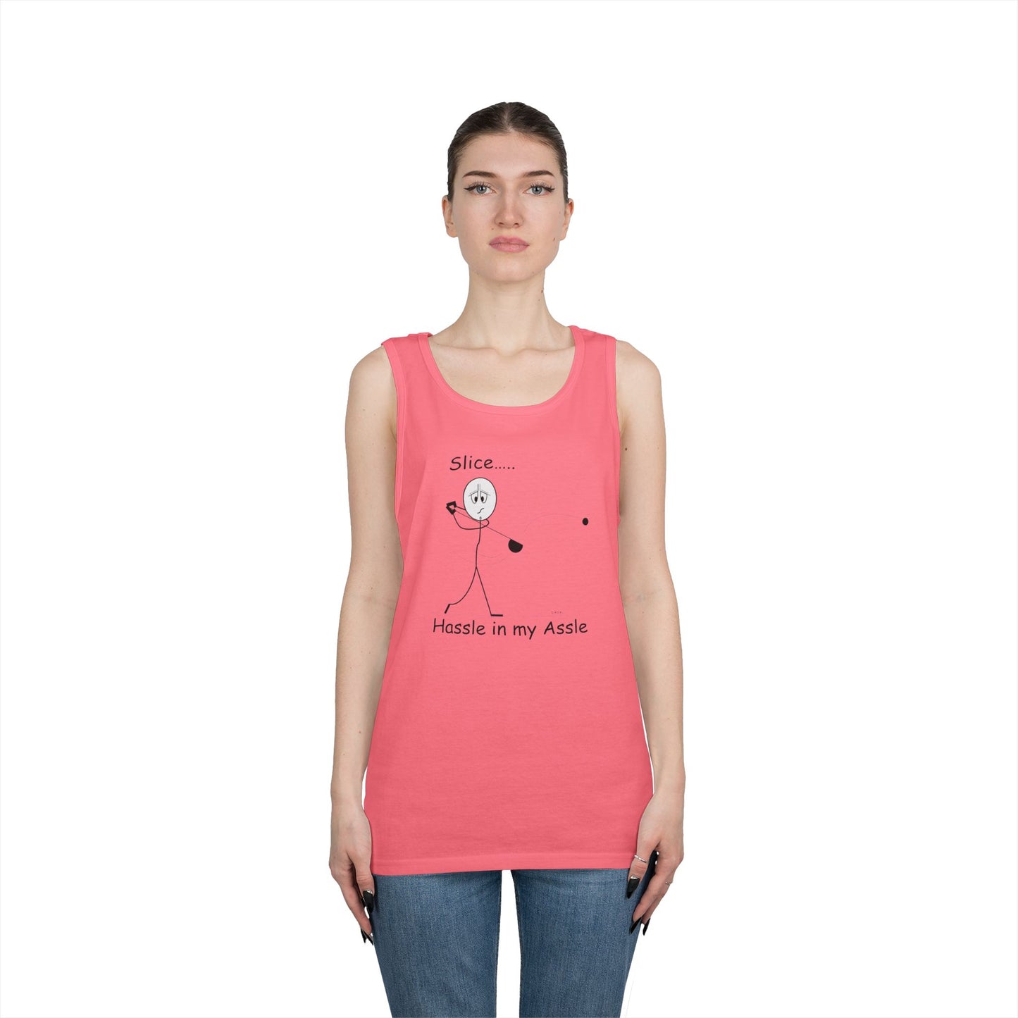 Slice - Hassle in my Assle - Unisex Tank Top