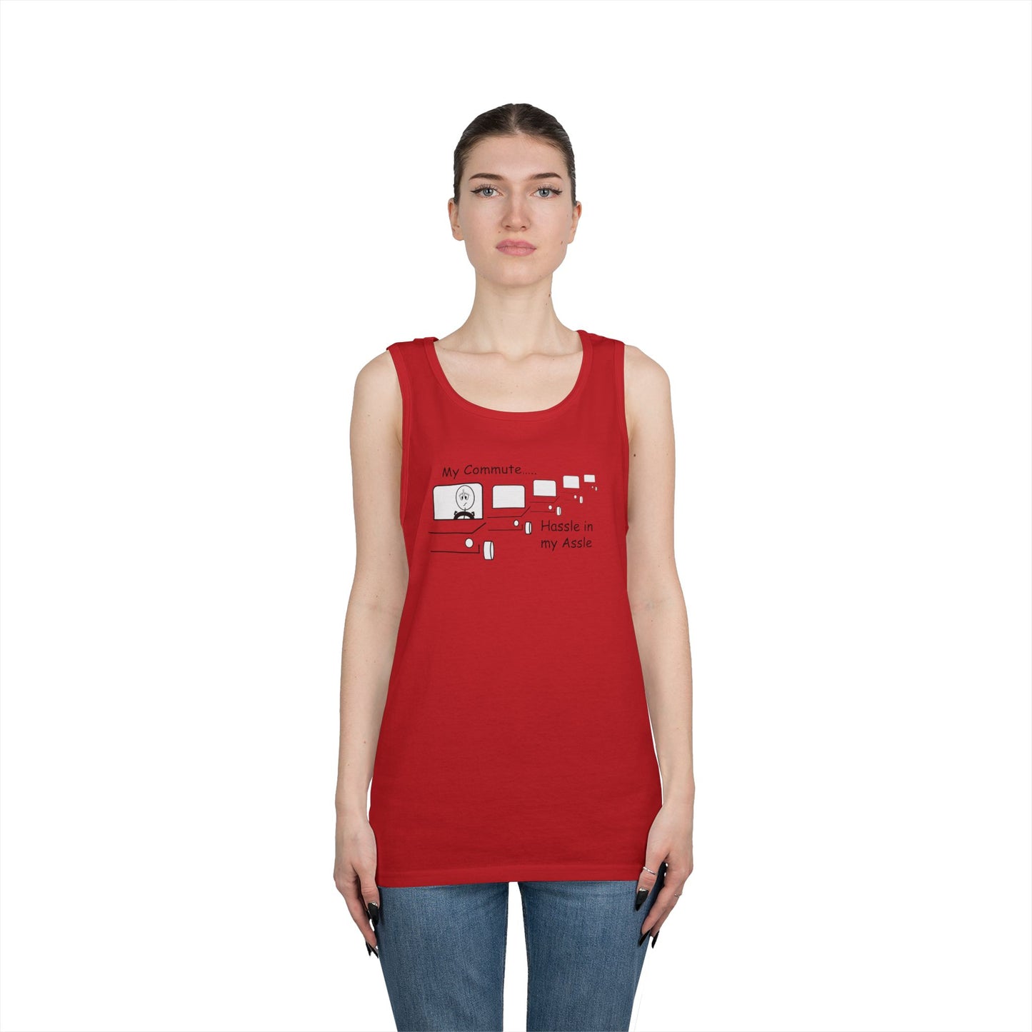 My Commute - Hassle in my Assle - Unisex Tank Top