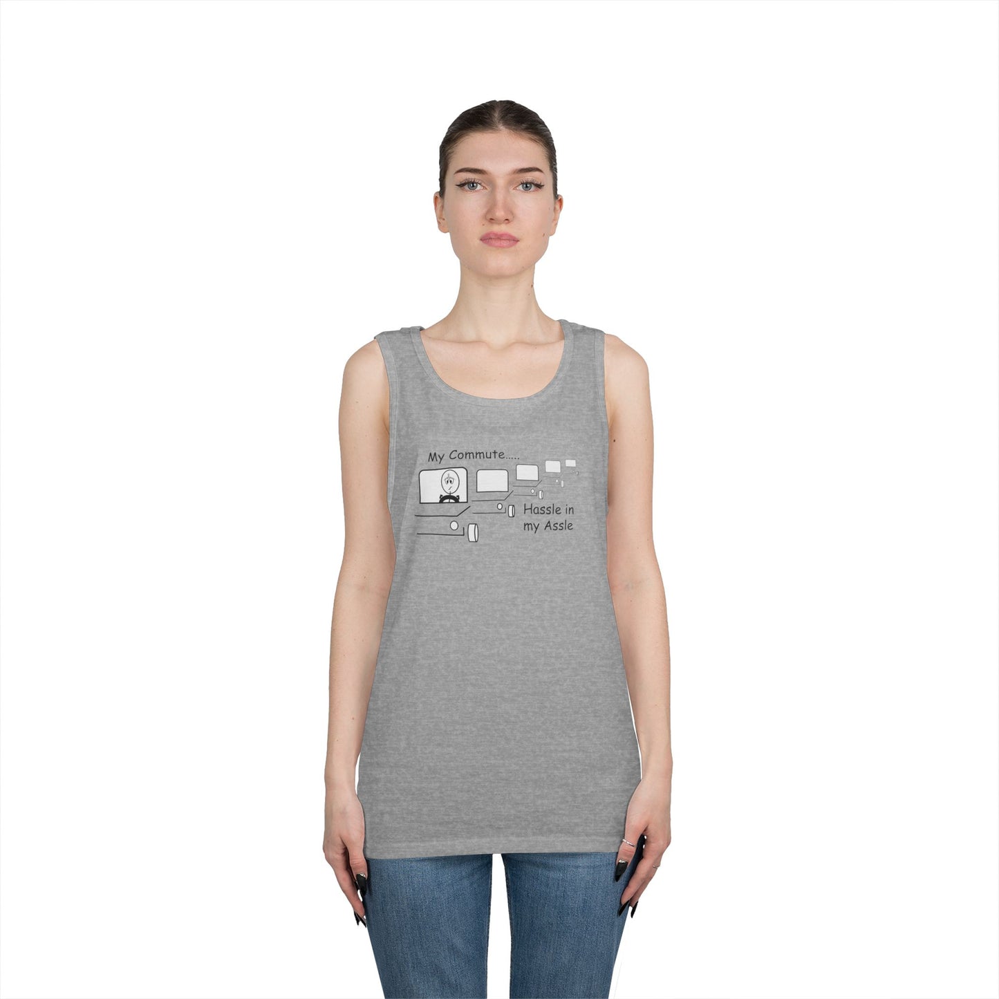 My Commute - Hassle in my Assle - Unisex Tank Top