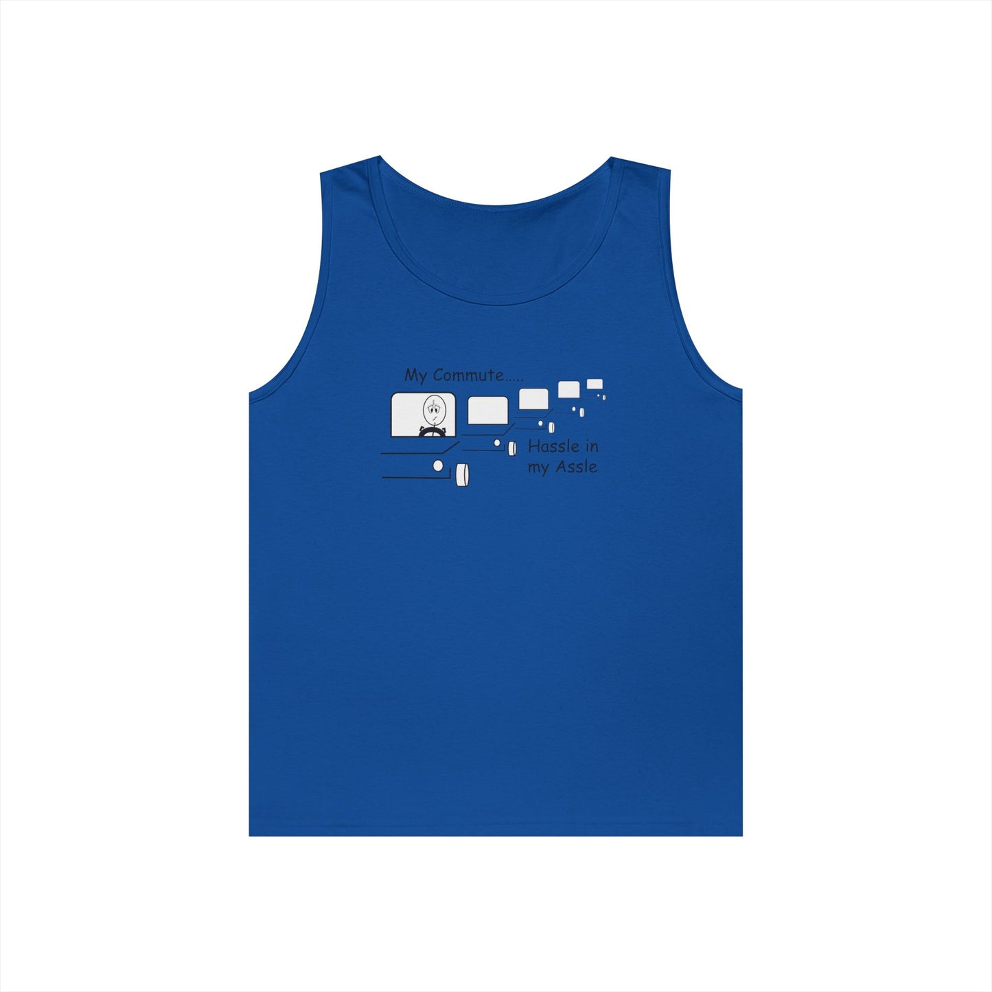 My Commute - Hassle in my Assle - Unisex Tank Top