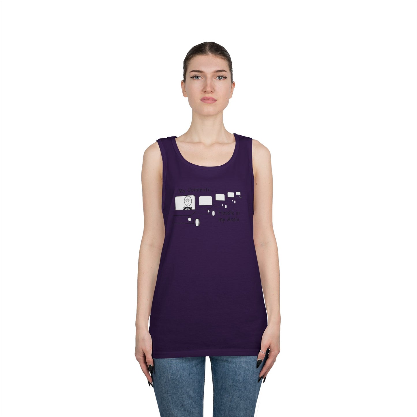 My Commute - Hassle in my Assle - Unisex Tank Top