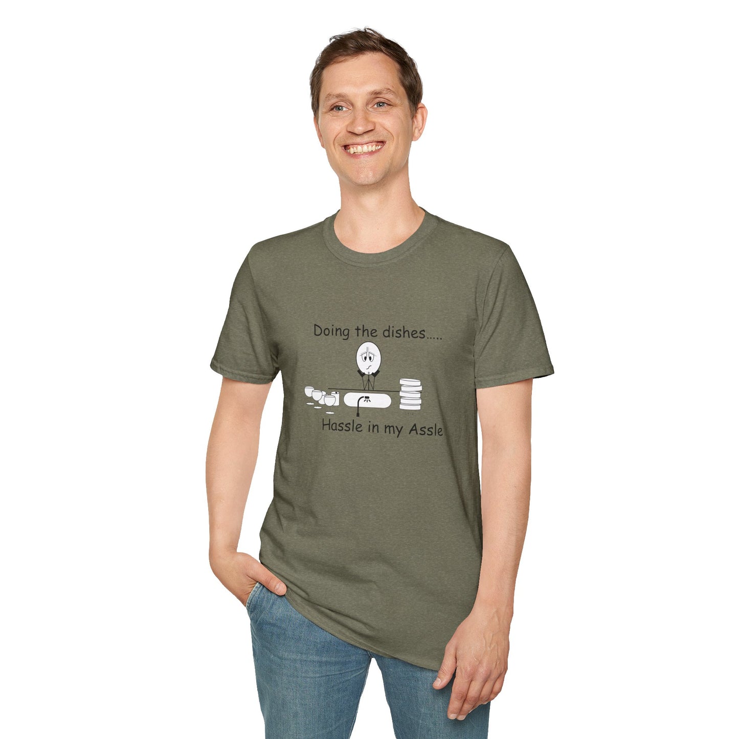 Doing the Dishes - T-Shirt for Everyday Wear