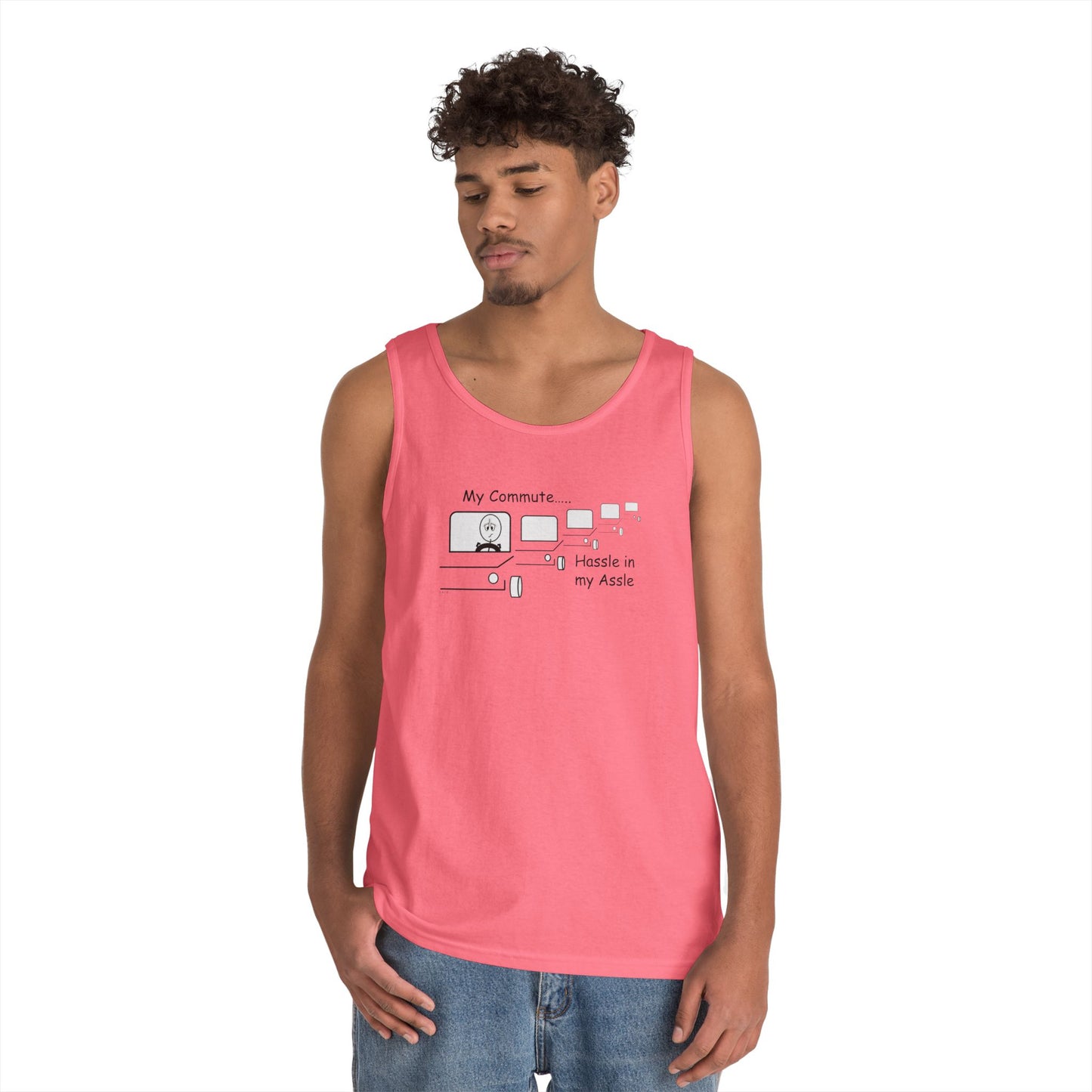 My Commute - Hassle in my Assle - Unisex Tank Top