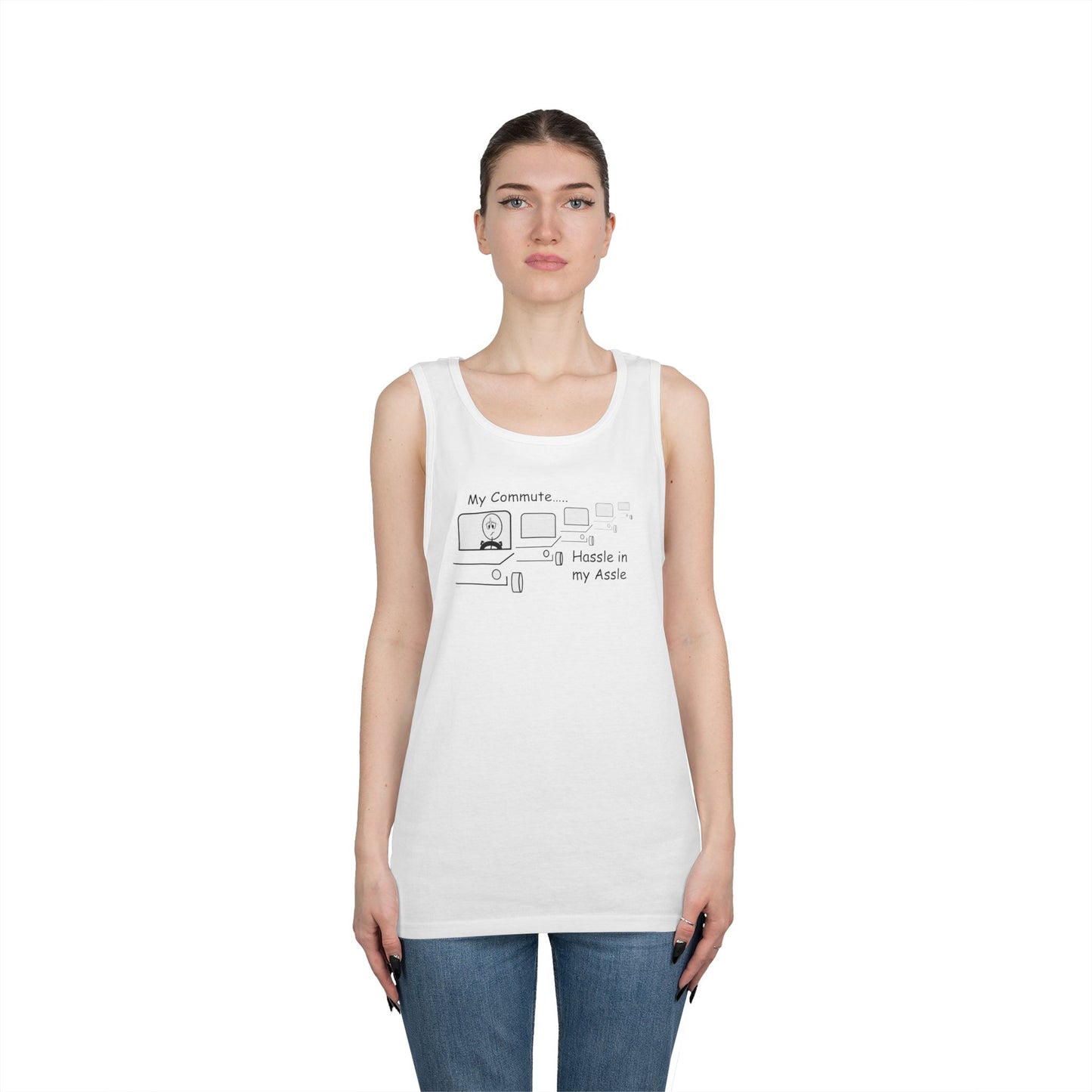 My Commute - Hassle in my Assle - Unisex Tank Top