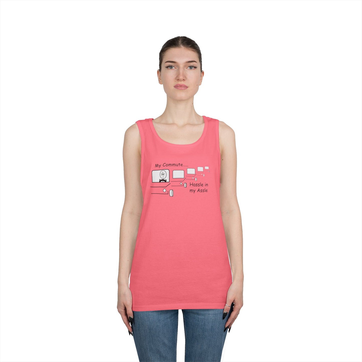 My Commute - Hassle in my Assle - Unisex Tank Top