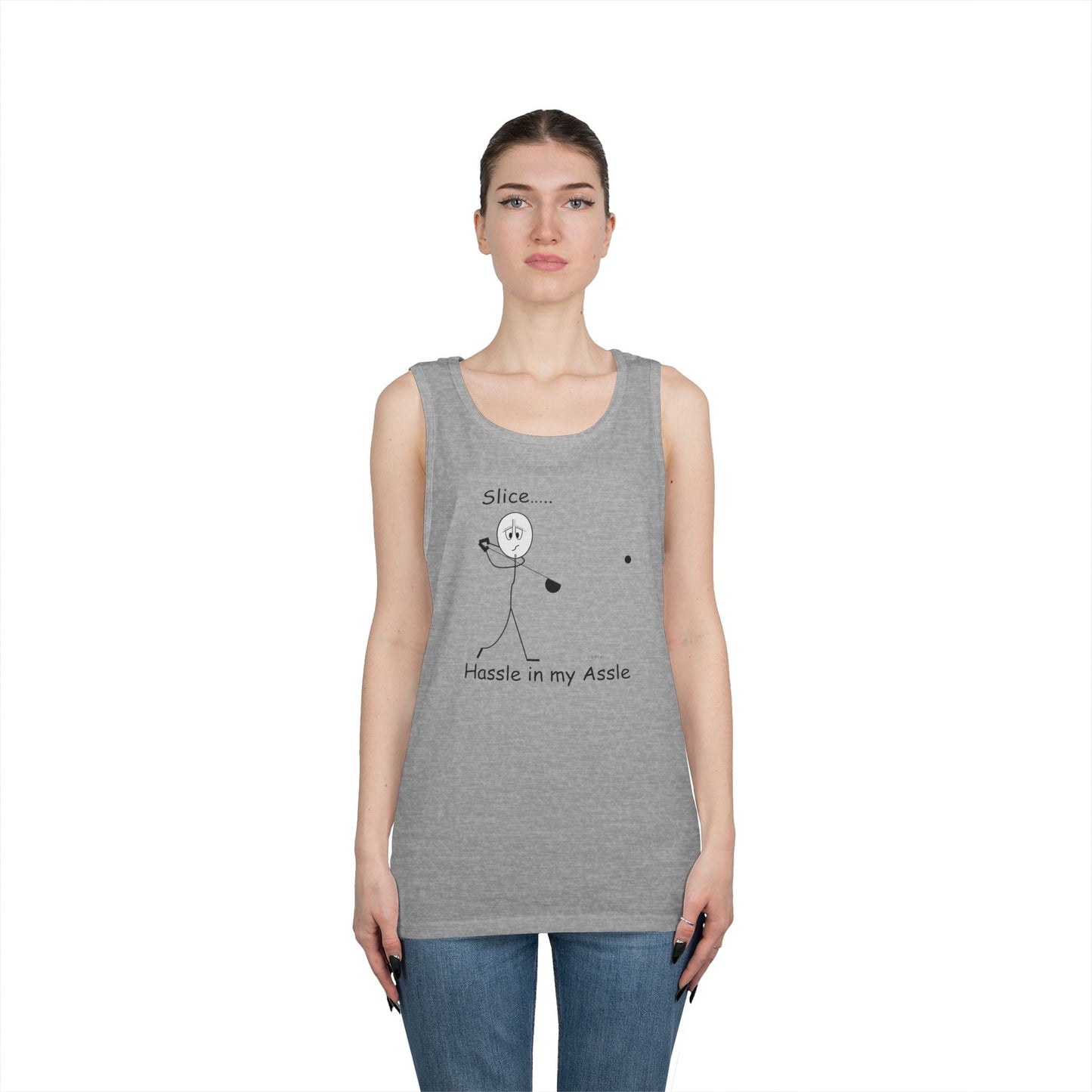 Slice - Hassle in my Assle - Unisex Tank Top