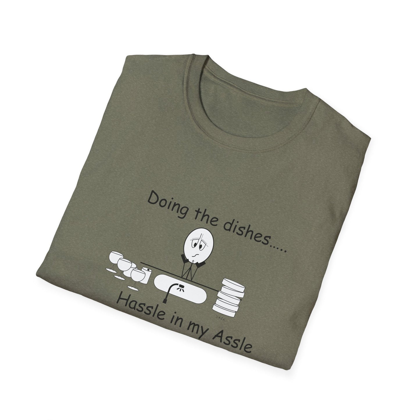 Doing the Dishes - T-Shirt for Everyday Wear
