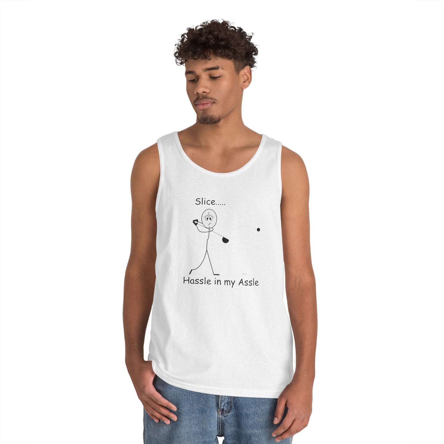 Slice - Hassle in my Assle - Unisex Tank Top