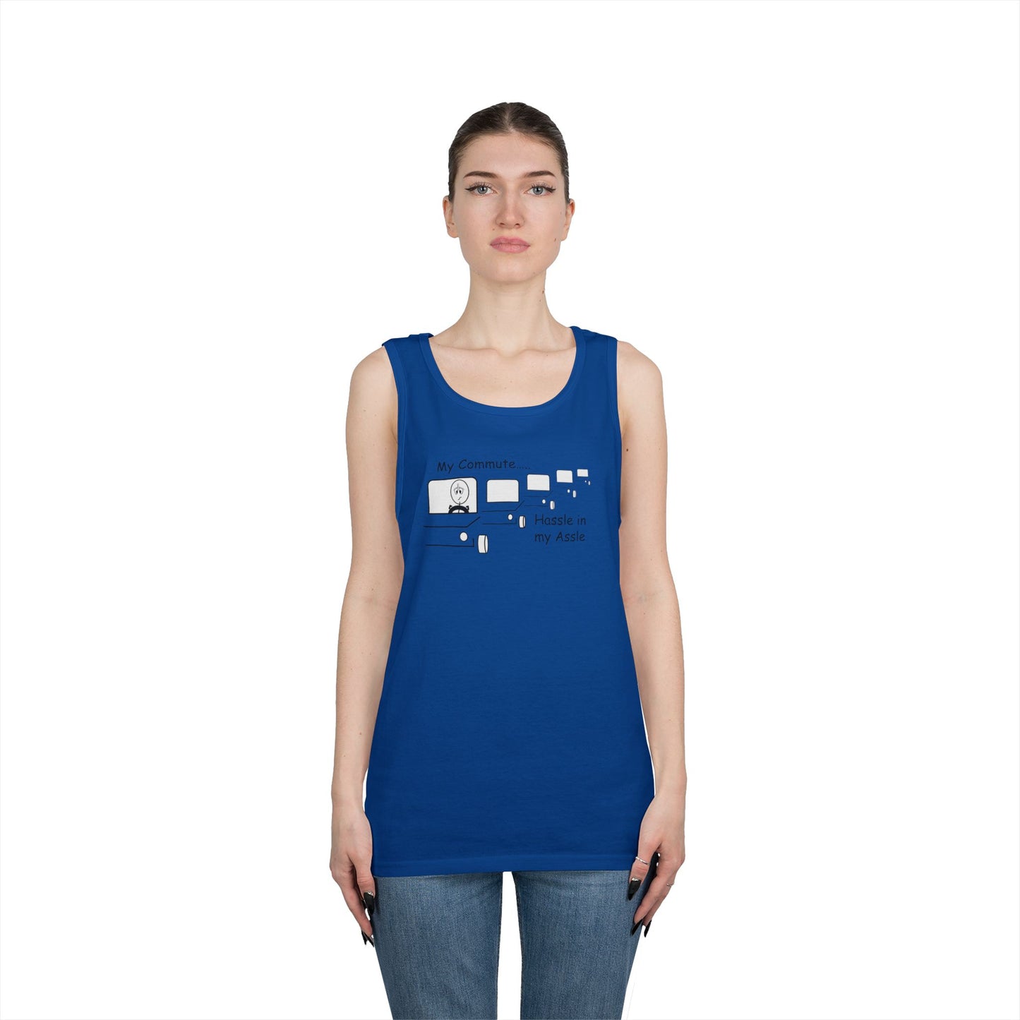 My Commute - Hassle in my Assle - Unisex Tank Top