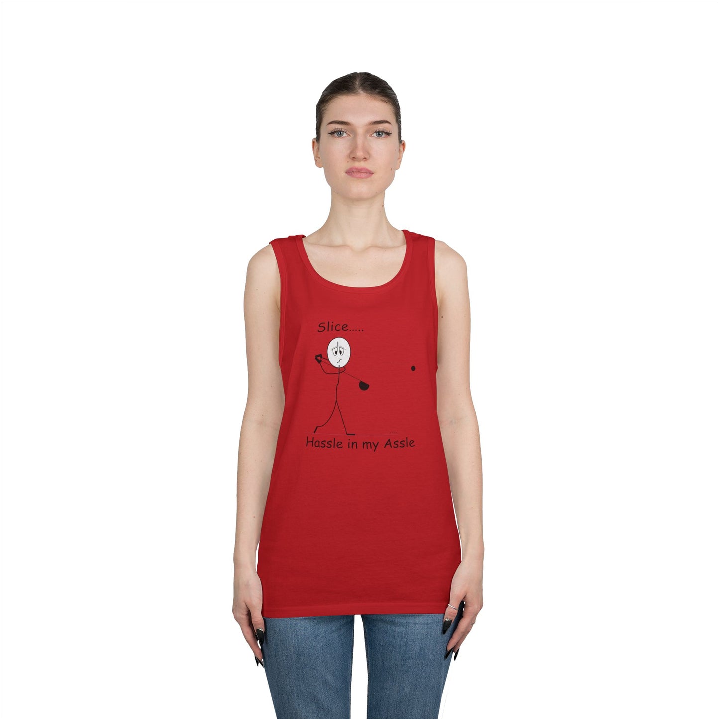 Slice - Hassle in my Assle - Unisex Tank Top