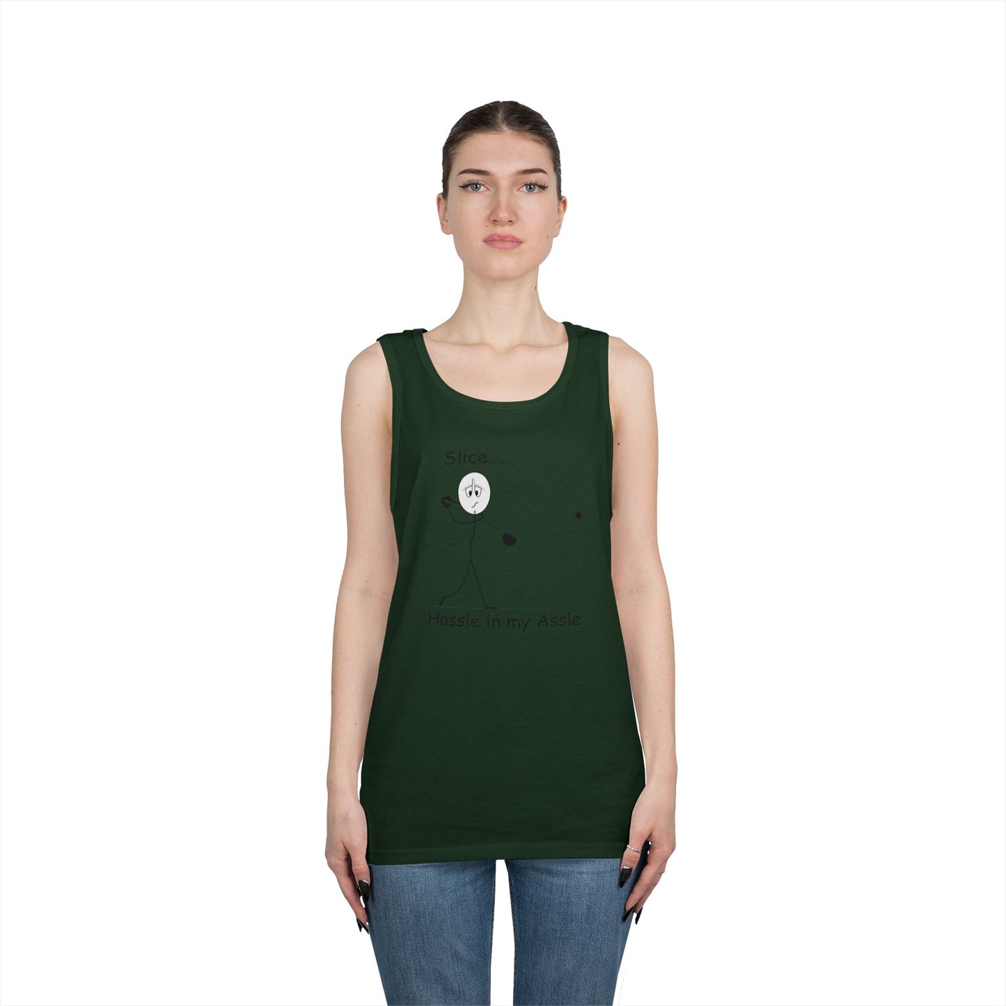 Slice - Hassle in my Assle - Unisex Tank Top