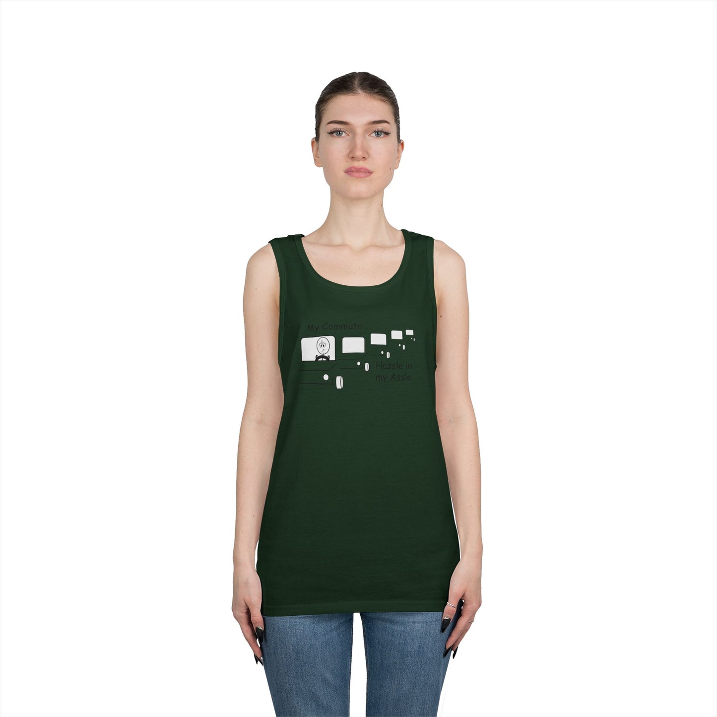 My Commute - Hassle in my Assle - Unisex Tank Top