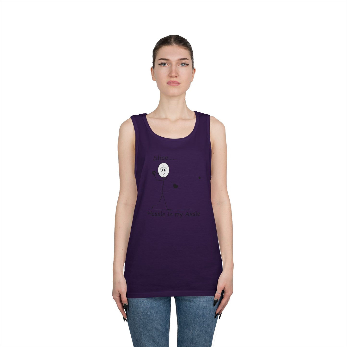 Slice - Hassle in my Assle - Unisex Tank Top