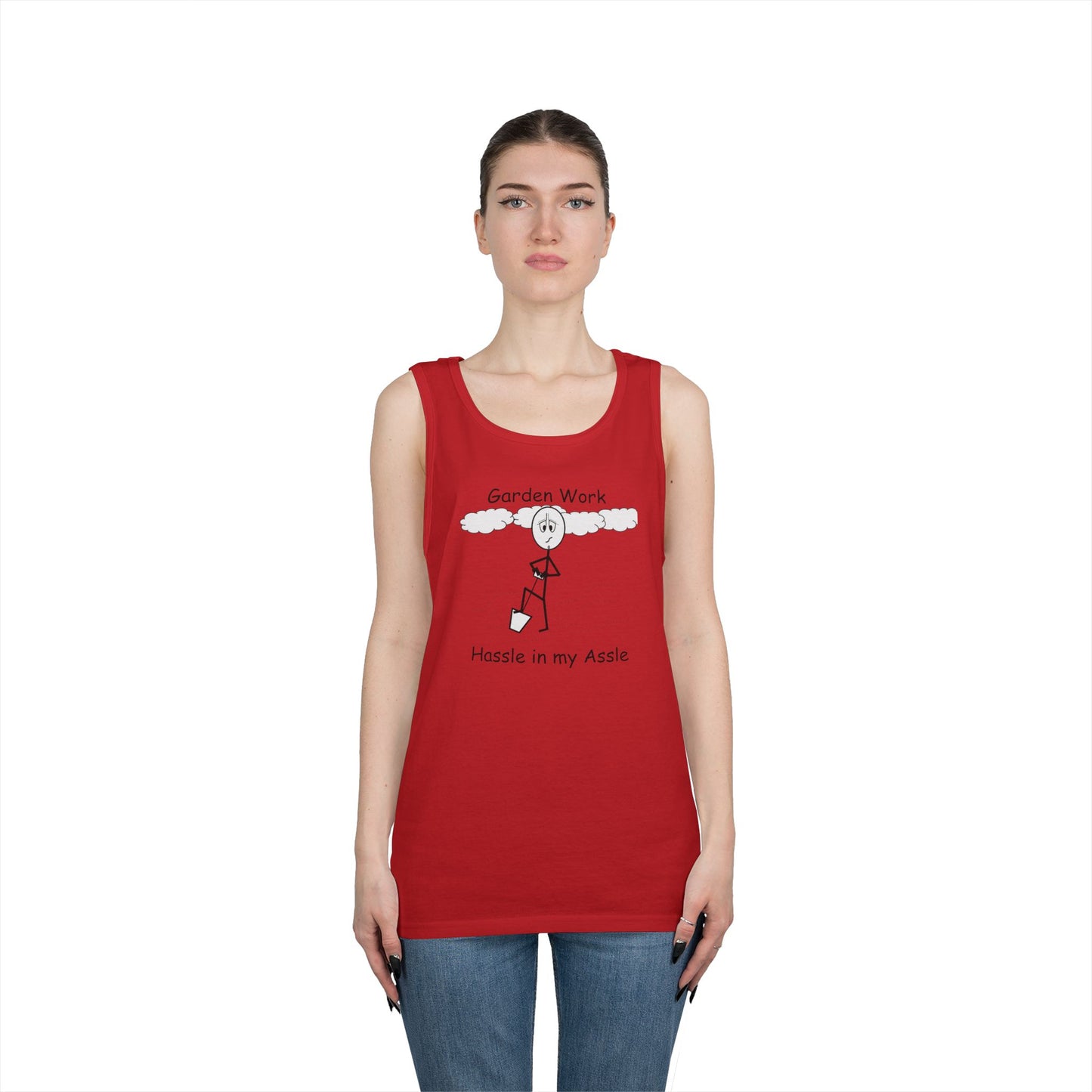 Yard Work - Hassle in my Assle - Unisex Tank Top