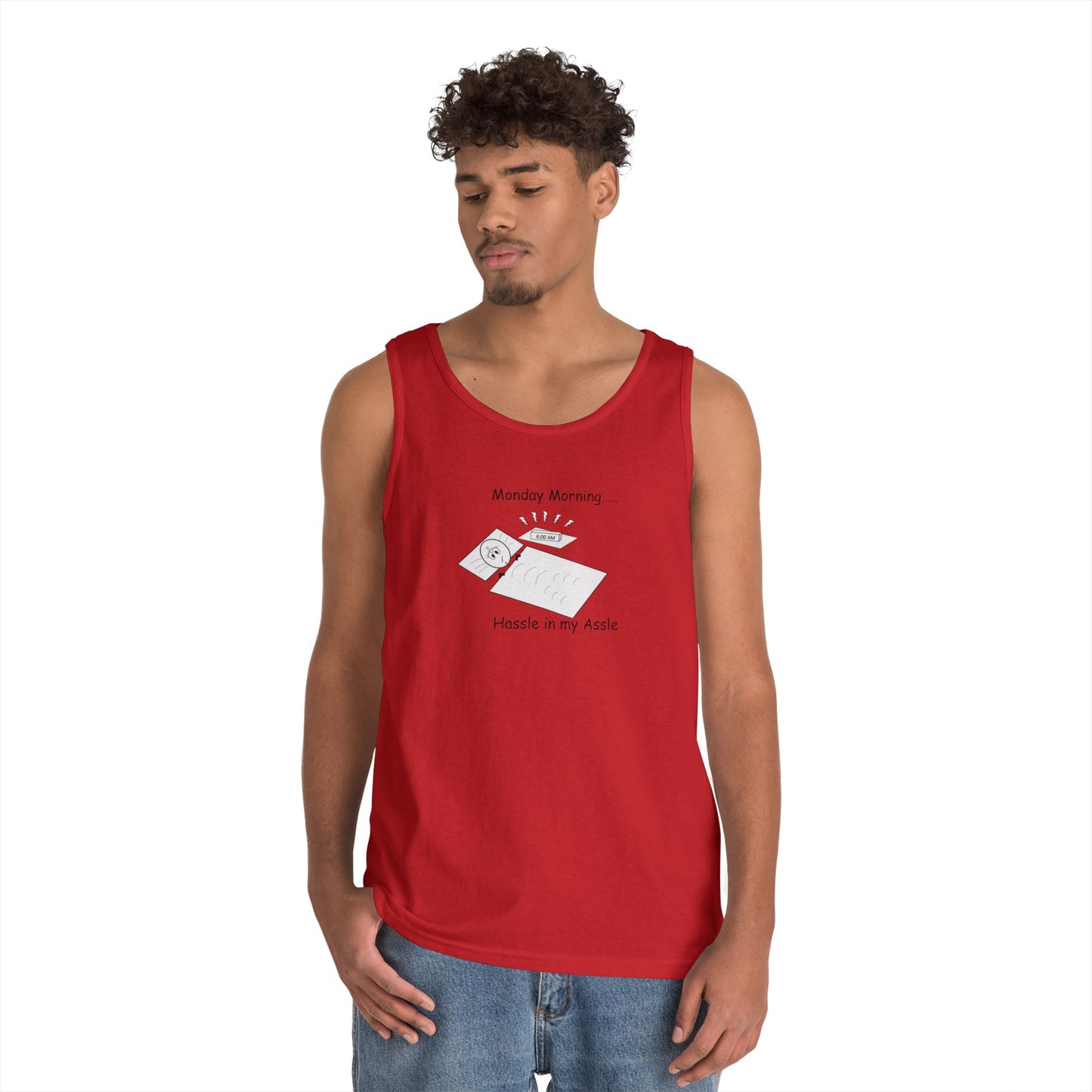 Monday Mornings - Hassle in my Assle - Unisex Tank Top