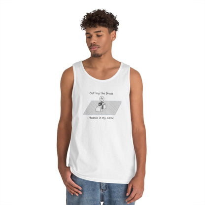 Cutting the grass - Hassle in my Assle - Unisex Tank Top