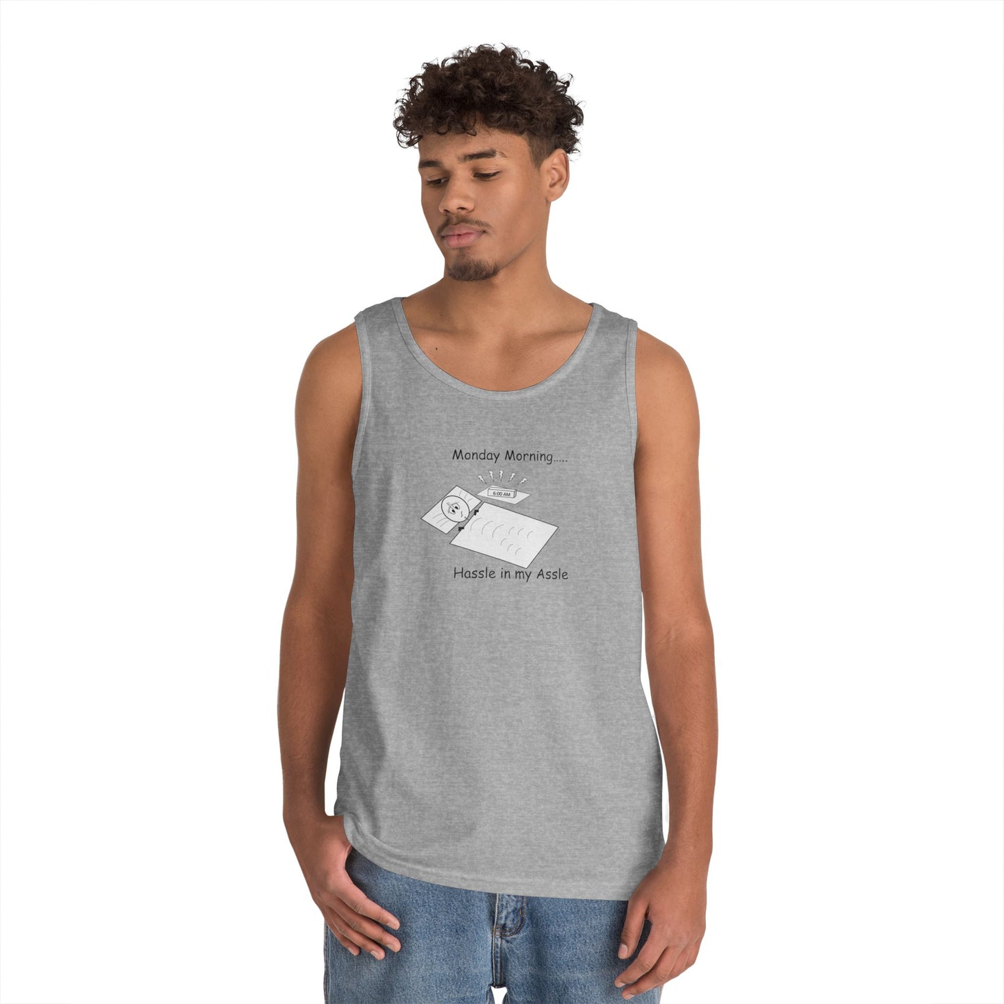 Monday Mornings - Hassle in my Assle - Unisex Tank Top