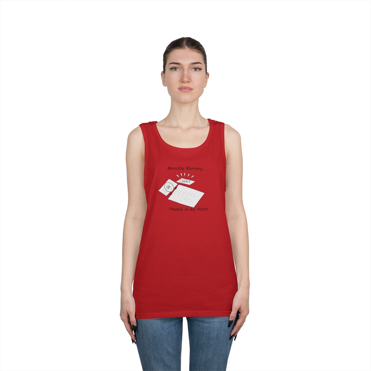 Monday Mornings - Hassle in my Assle - Unisex Tank Top