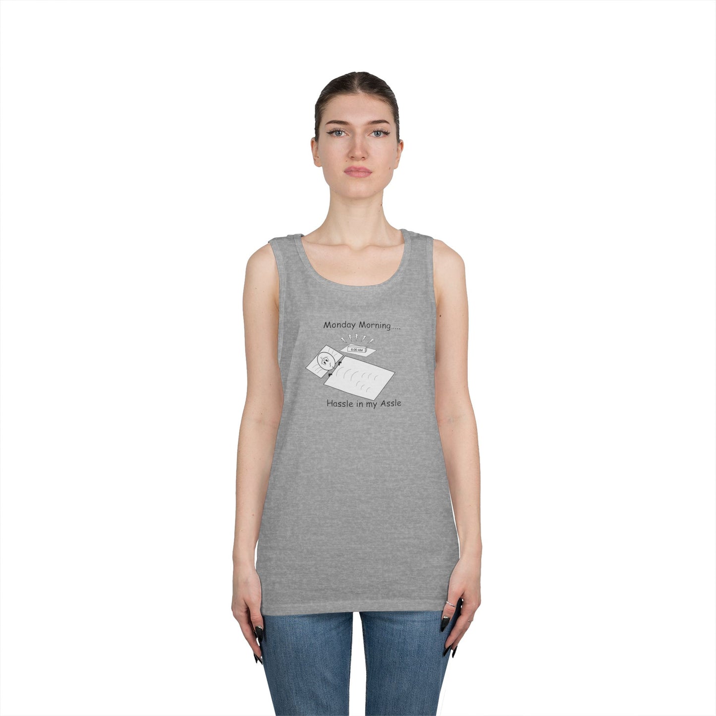 Monday Mornings - Hassle in my Assle - Unisex Tank Top