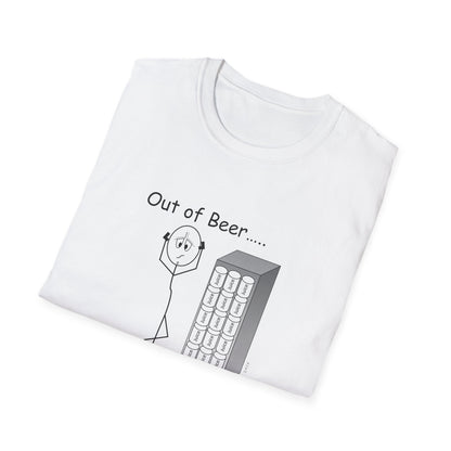 Out of Beer - T-Shirt for Everyday Wear