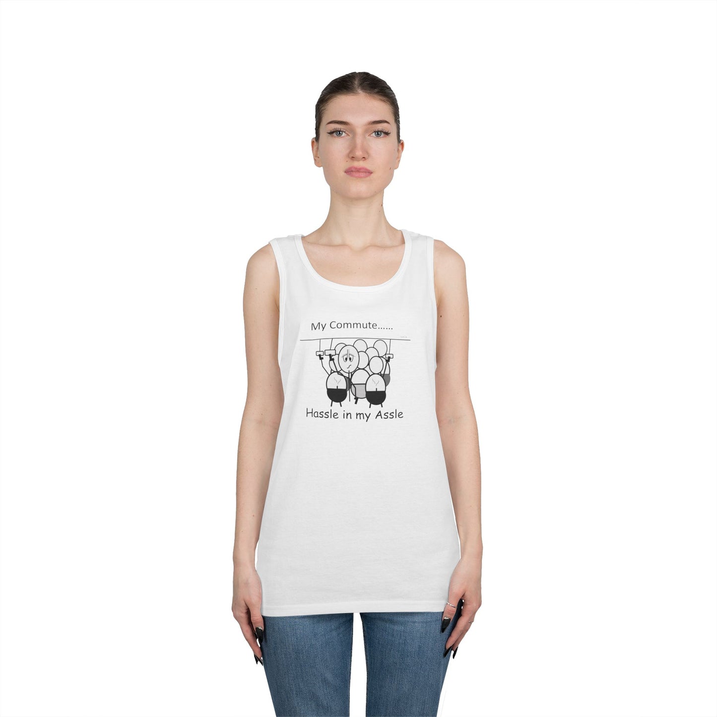 Commuting 2 - Hassle in my Assle - Unisex Tank Top