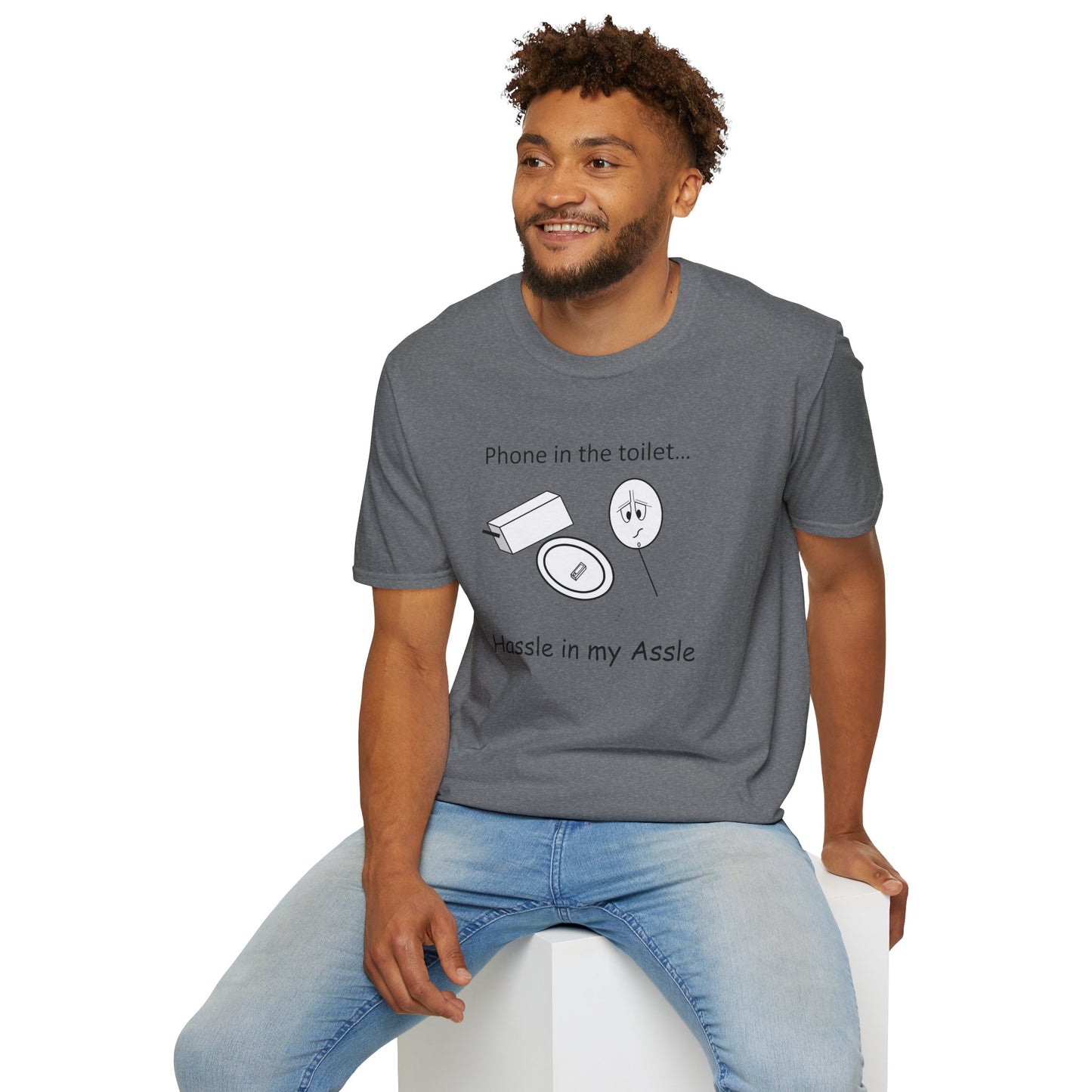 Phone in the toilet - T-Shirt for Everyday Wear