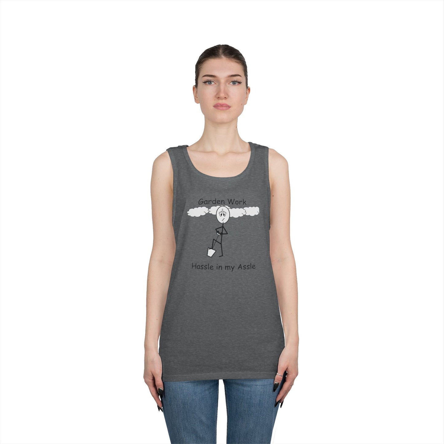 Yard Work - Hassle in my Assle - Unisex Tank Top