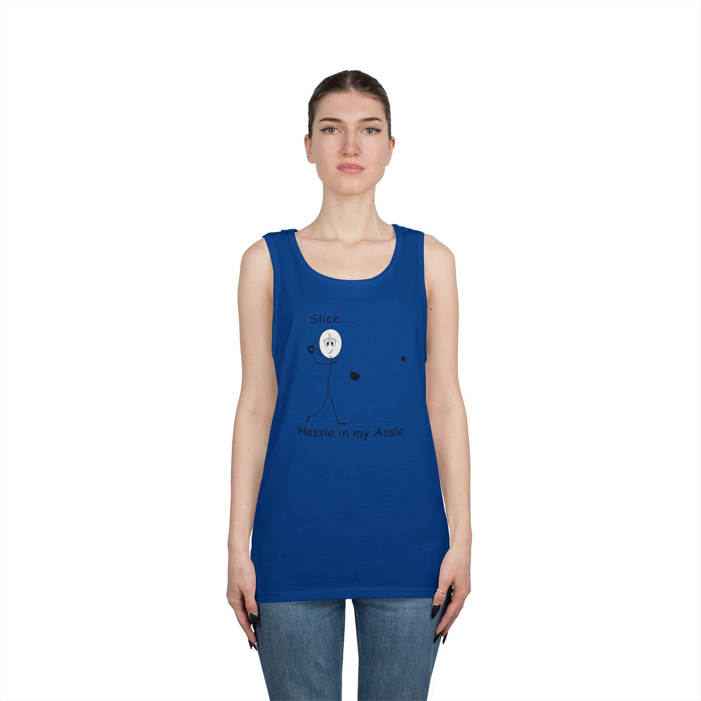Slice - Hassle in my Assle - Unisex Tank Top