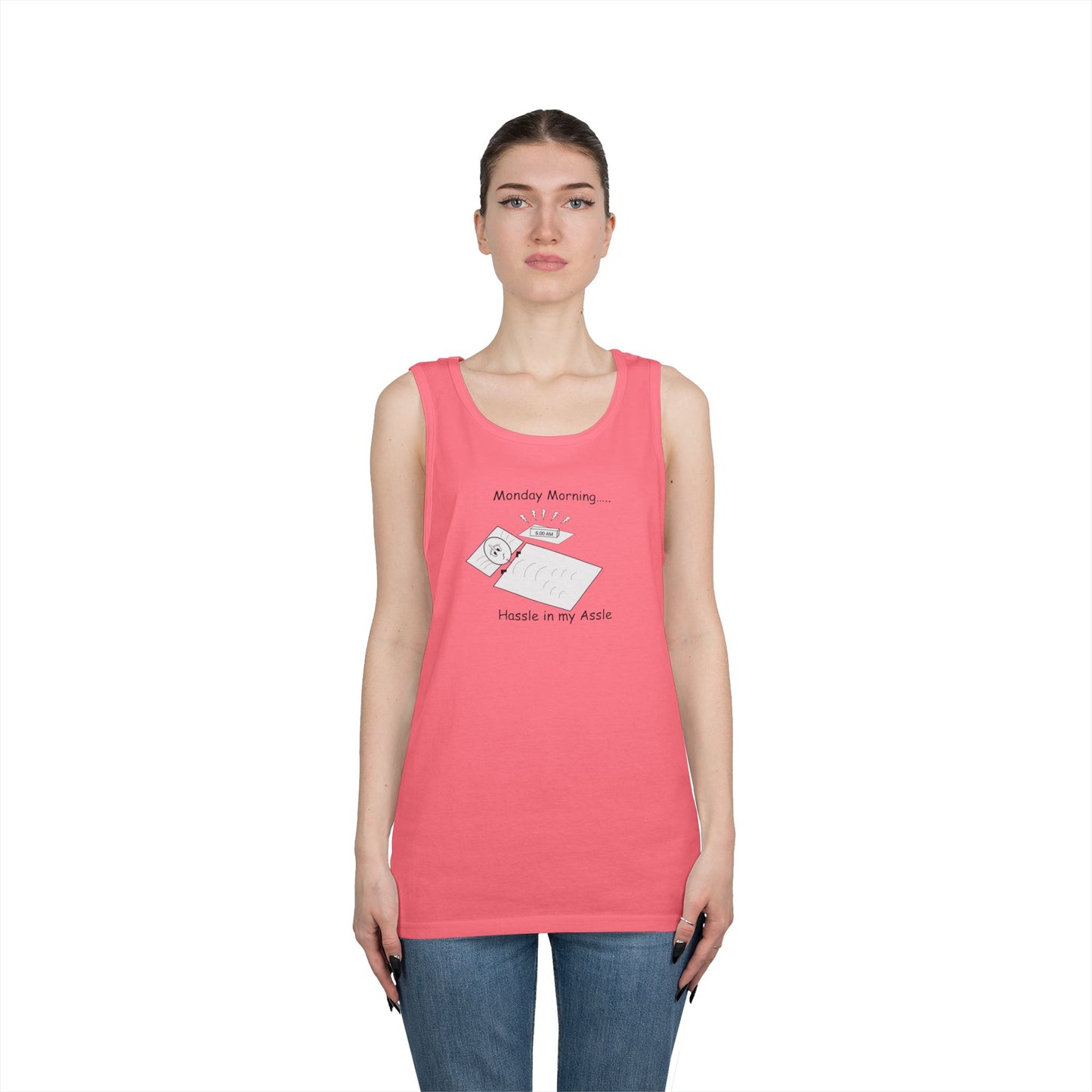 Monday Mornings - Hassle in my Assle - Unisex Tank Top