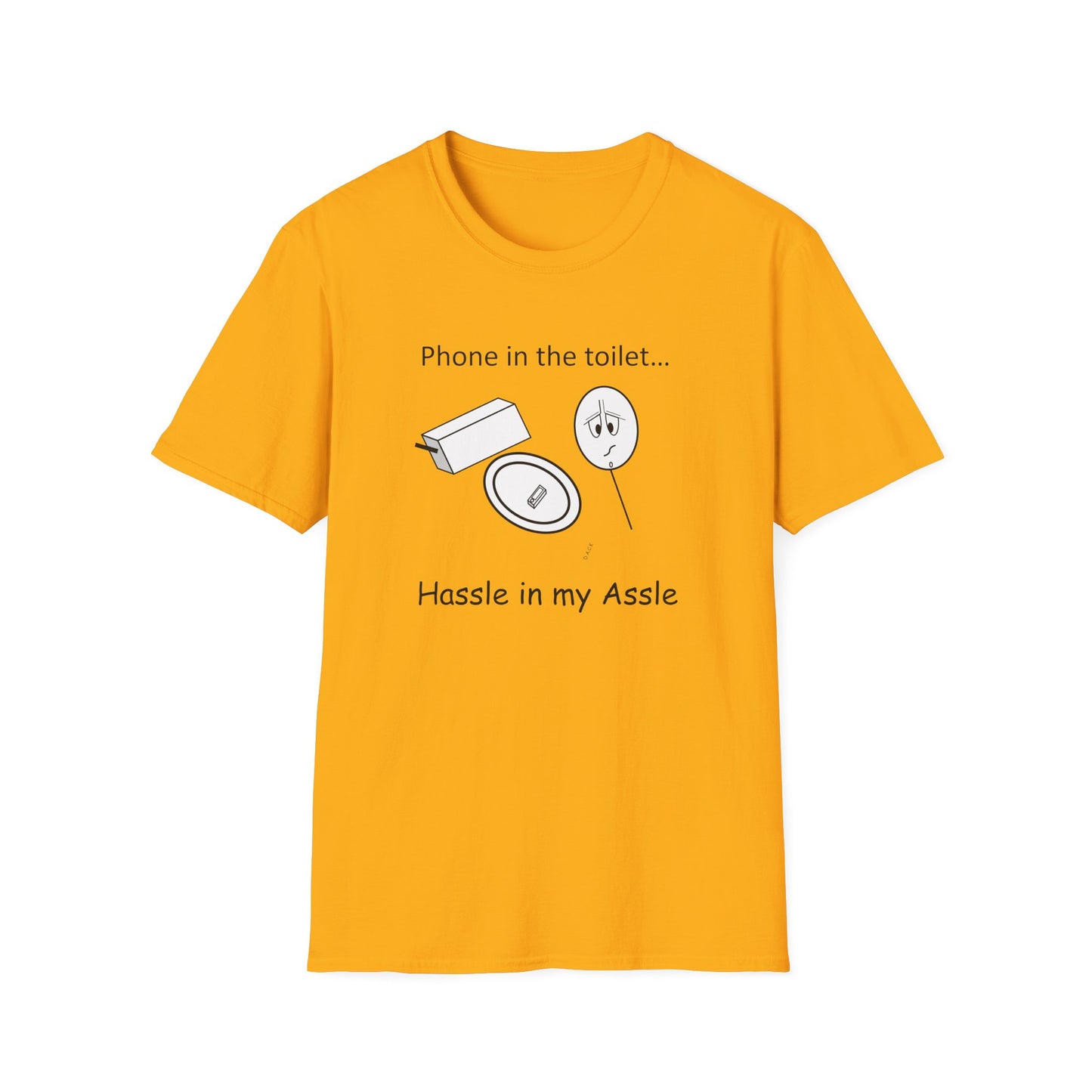 Phone in the toilet - T-Shirt for Everyday Wear