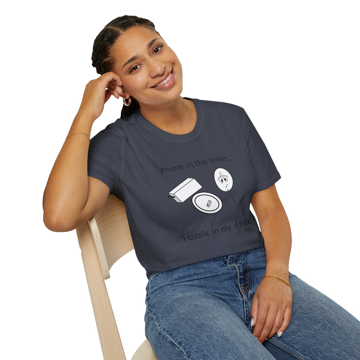 Phone in the toilet - T-Shirt for Everyday Wear