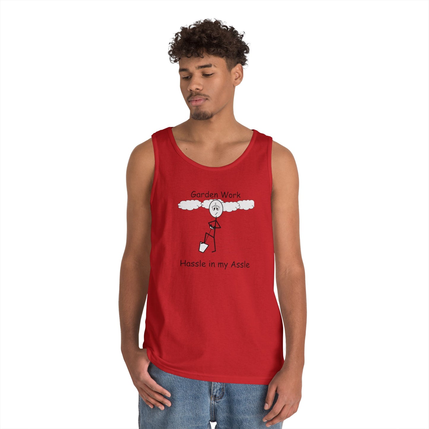 Yard Work - Hassle in my Assle - Unisex Tank Top