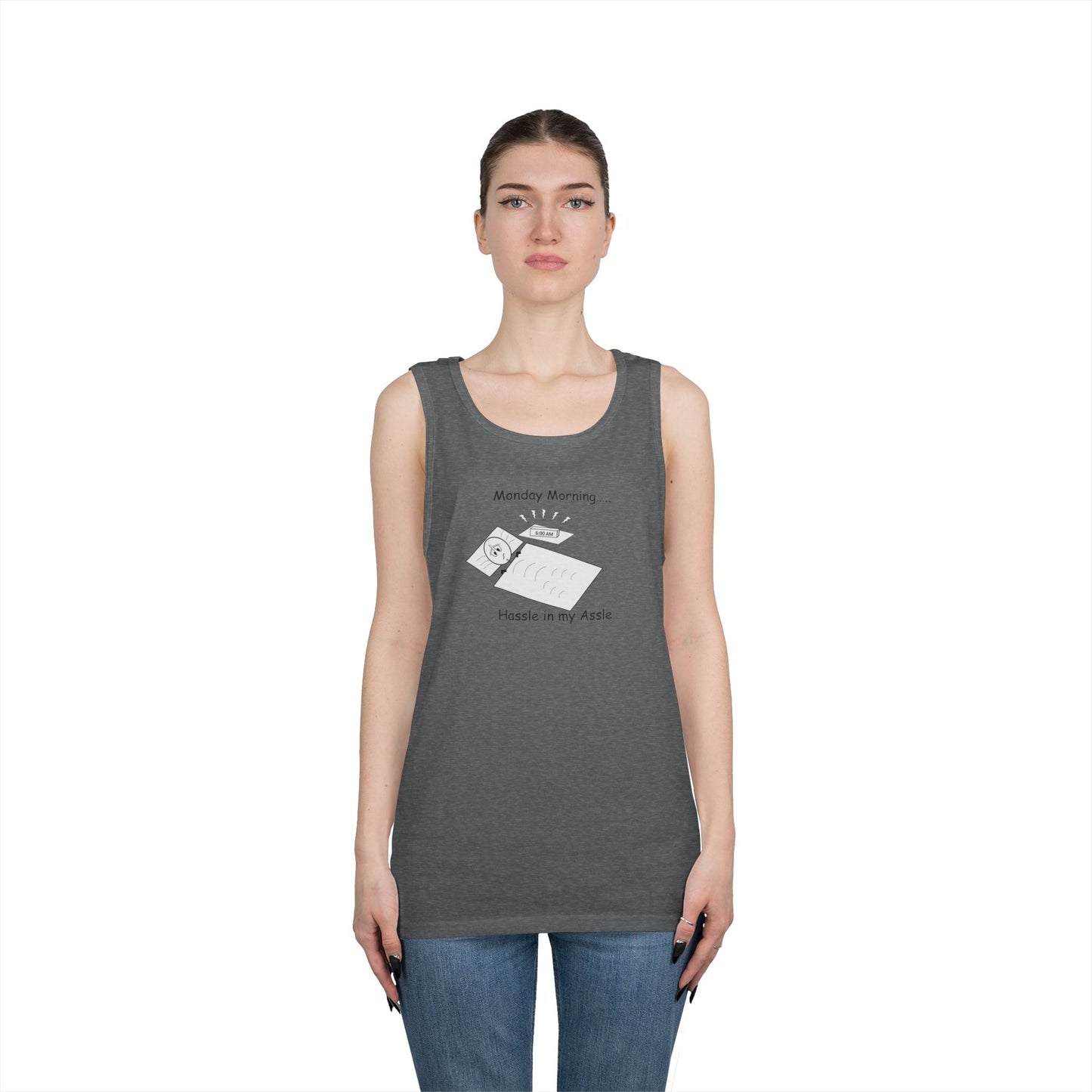 Monday Mornings - Hassle in my Assle - Unisex Tank Top