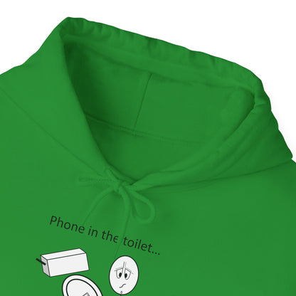 Dropping your phone in the toilet! - Hassle in my Assle Hoodie